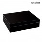 Adorini humidor Turin black laquer 265 x 90 x 225 mm for 30 cigars