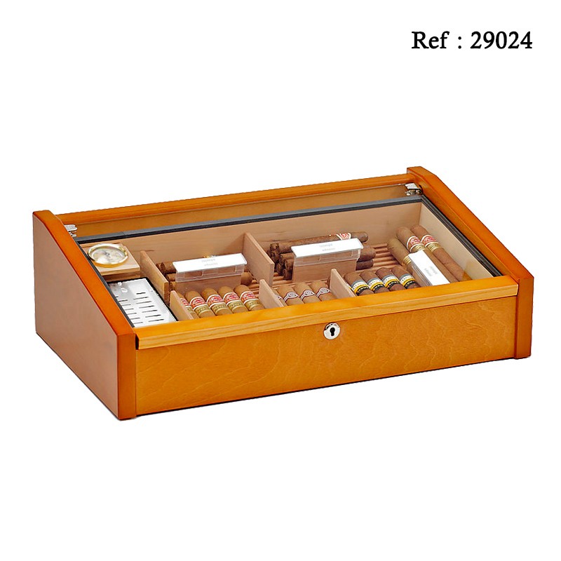 Adorini humidor Vega Deluxe mahogany 490 x 150 x 290 mm for 100 cigar