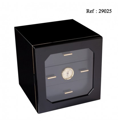 Adorini humidor Chianti black mat 240 x 240 x 240 mm for 100 cigars