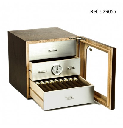 Adorini humidor Chianti walnutt 240 x 240 x 240 mm for 100 cigars