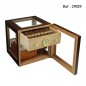 Adorini humidor Cube walnutt 240 x 240 x 240 mm for 100 cigars