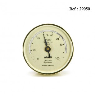 Adorini hygrometer gold 45 x 16 mm