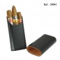 cigar case 3 pcs ADORINI leather black