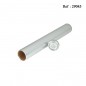 Adorini cigar tube silver including hygrometer