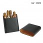 Adorini cigar case for 5 pcs leather black