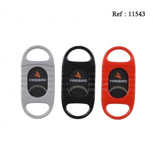 Firebird cigar cutter 3 colors assorted per 12 pcs