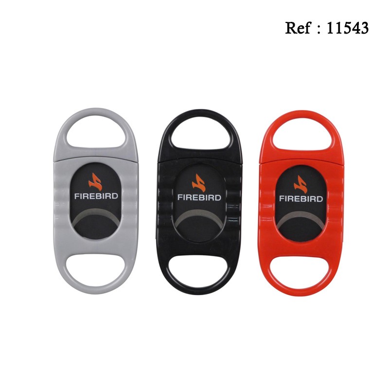 Firebird cigar cutter 3 colors assorted per 12 pcs