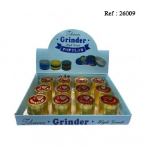 Grinder métal doré Love Amsterdam, Ø 4 cm, 4 éléments, display de 12