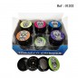 metal grinder La Catrina Ø 4 cm, 4 parts assorted per 12 pcs