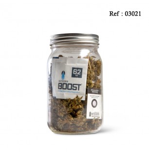 1L CBD storage jar with 6 x 4g 62% humidification sachets