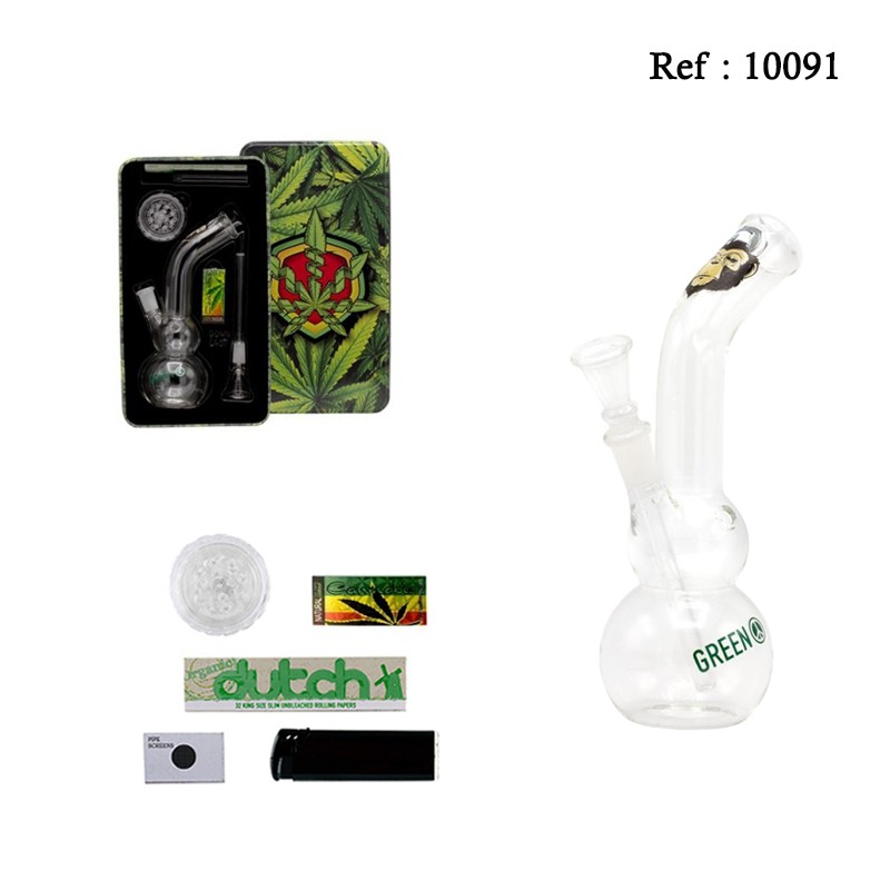 Greenline Bong SET 22 cm with accessories