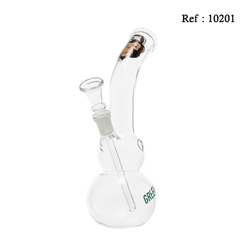 glass bong 22 cm Greenline Weed Ø 28 mm