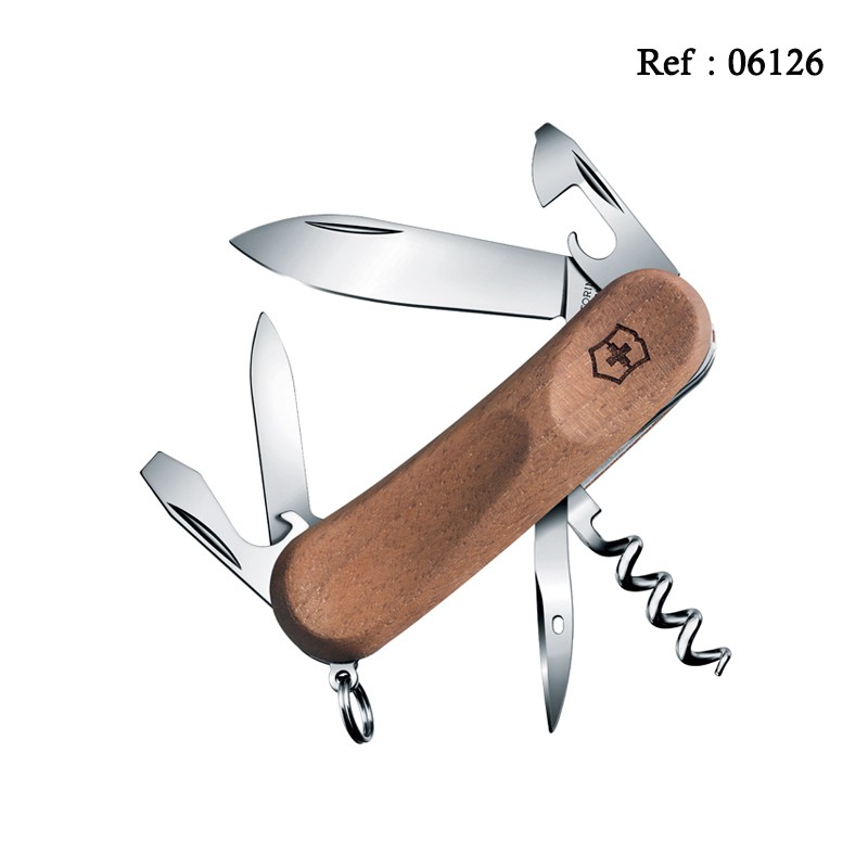 knife Victorinox Evolution walnut wood 10