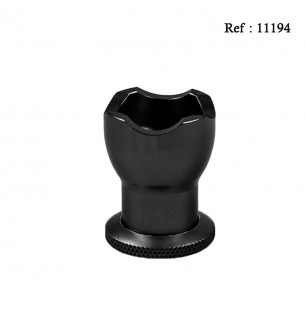 cigar holder metal black 10 mm