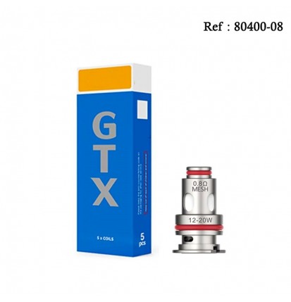 Résistance GTX 0.8 Ohm Vaporesso - Boite de 5pcs