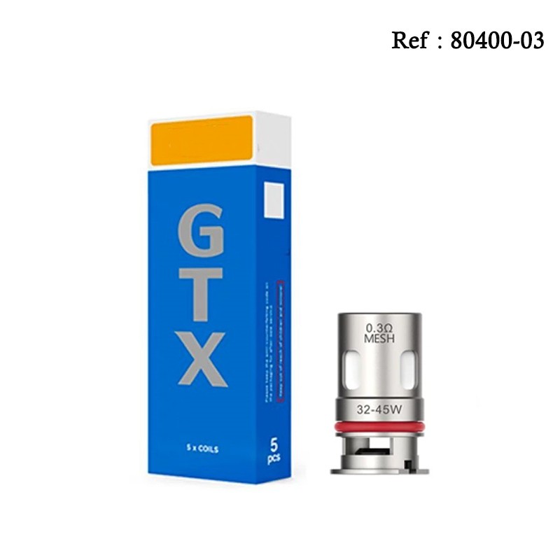 Résistance GTX.3 Ohm Vaporesso - Boite de 5pcs