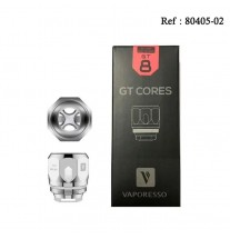 Résistances GT Cores 0.15 Ohm GT8 Vaporesso - Boite de 3pcs