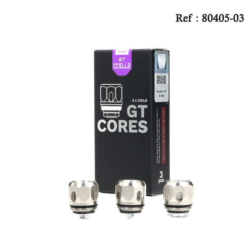 Coil GT Cores  (3pcs) 0.3 Ohm CCELL2 Vaporesso