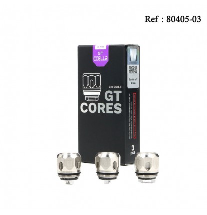 Résistances GT Cores 0.3 Ohm CCELL2 Vaporesso - Boite de 3pcs