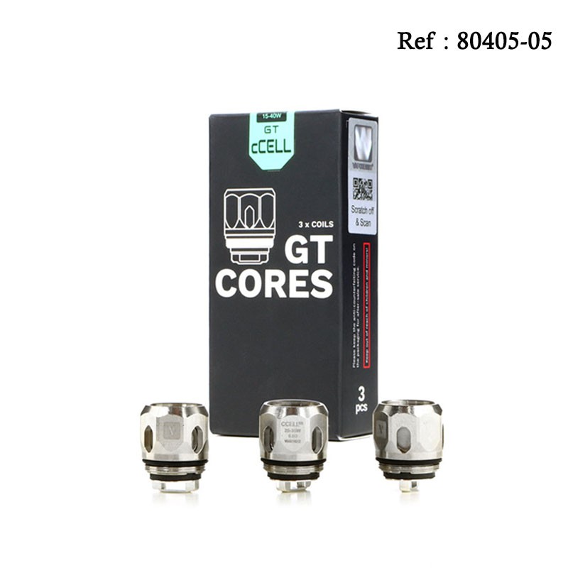 Coil GT Cores  (3pcs) 0.5 Ohm CCELL Vaporesso