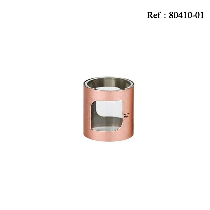 Pyrex PockeX with metal cover 2mL Pink Gold Aspire