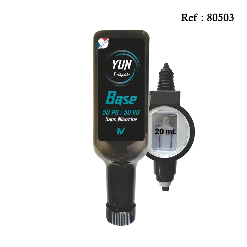 Pack Base Yun 50PG/50VG 500mL sans nicotine