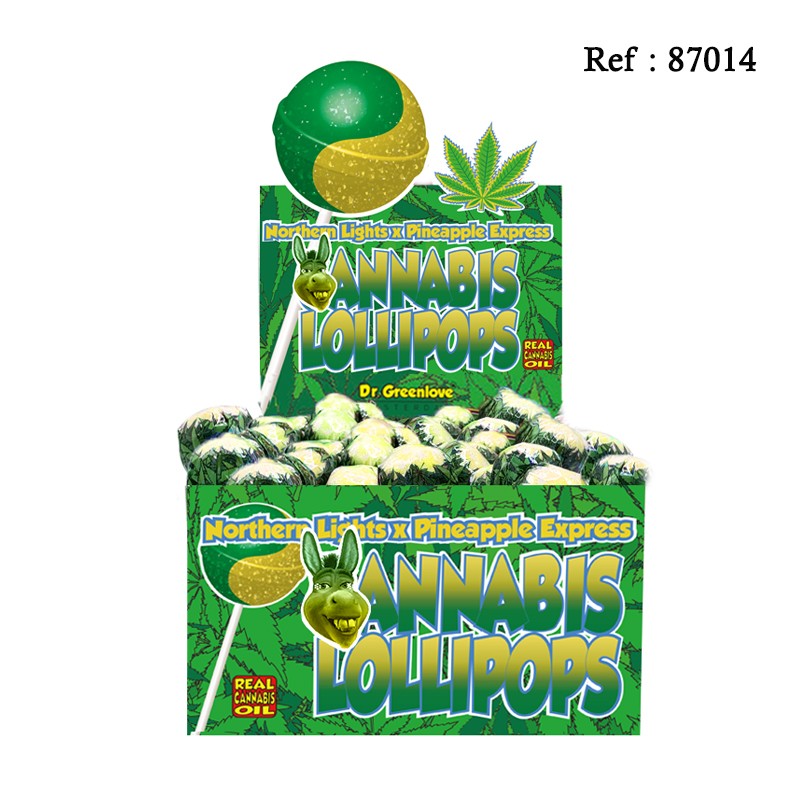 Lollipop Pineapple Express - Box 70 pcs