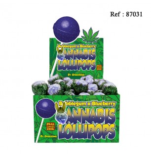 Lollipop Blueberry - Box 70 pcs