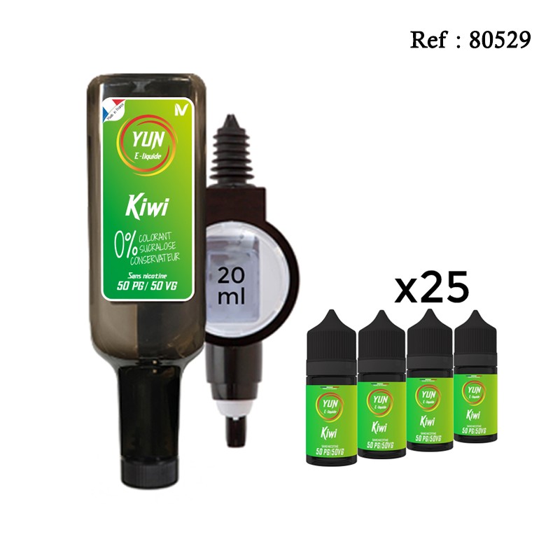 Pack E-liquide YUN Kiwi 500mL