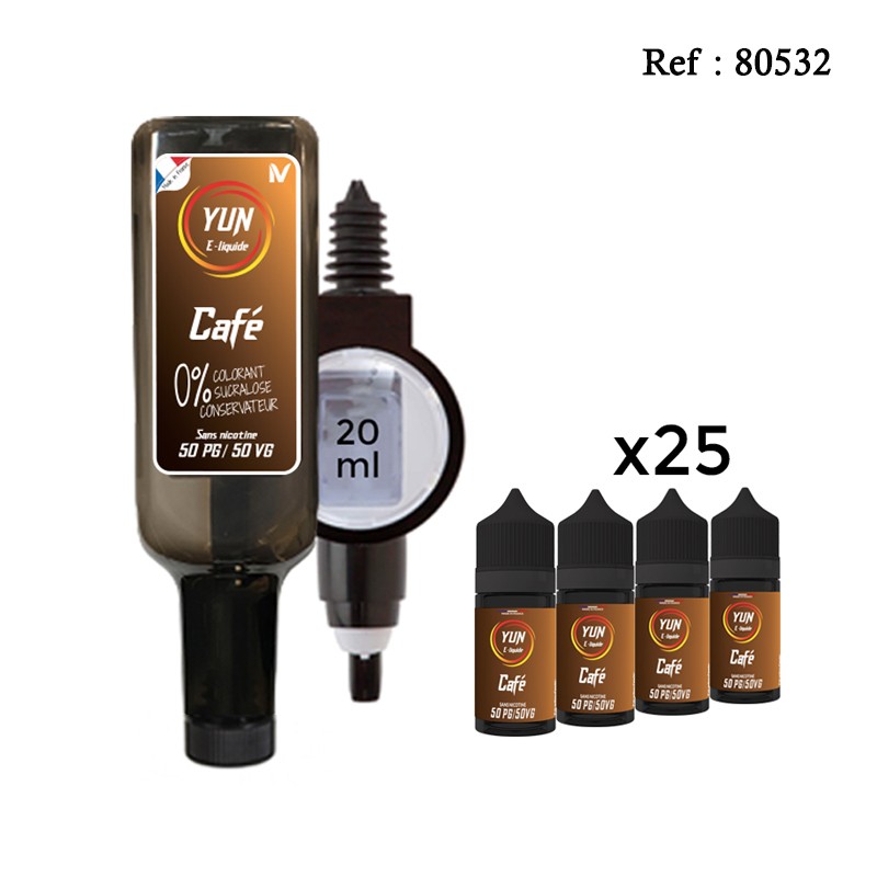 Pack E-liquid YUN Coffee 500mL