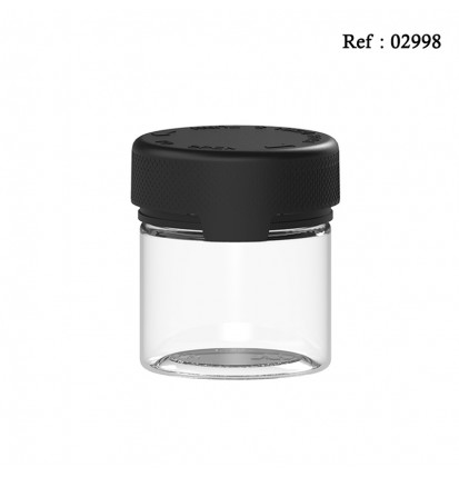 10Z 60 ML plastic bottle transparent white with secur cap