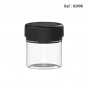 10Z 60 ML plastic bottle transparent white with secur cap