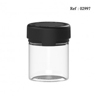 10Z 90 ML plastic bottle transparent white with secur cap