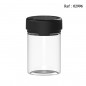 40Z 120 ML plastic bottle transparent white with secur cap