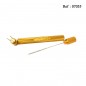 metal cigar piercer gold, 19.3 cm long, in gift box