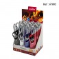 Gas match Milano flexi alu colors assorted per 16 pcs