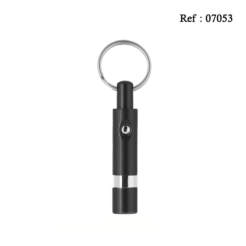 metal cigar piercer Black Mat with key ring