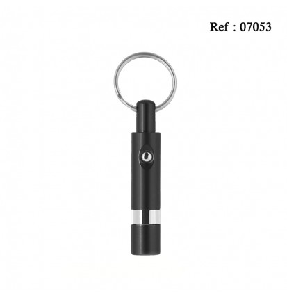 metal cigar piercer Black Mat with key ring