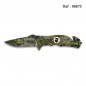 knife FOS CAMO Green "Corsica" 8 cm with clip