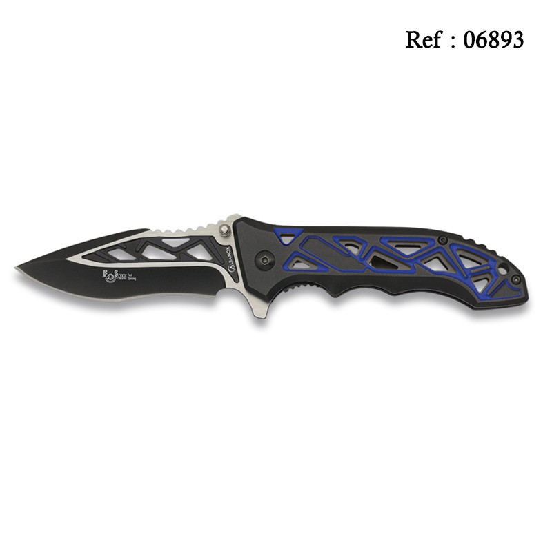 Couteau FOS Noir/Bleu 9 cm