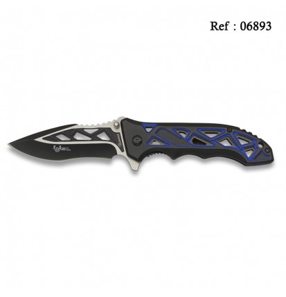 Couteau FOS Noir/Bleu 9 cm