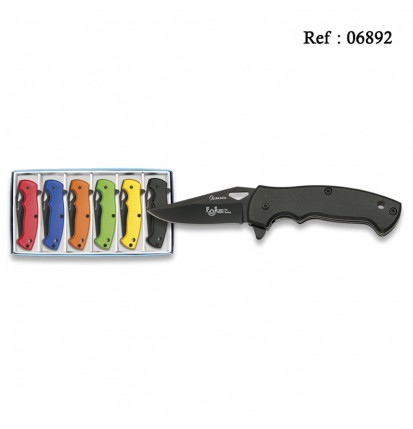 assortment 6 knifes FOS  5.5 cm, 6 colors