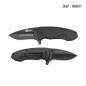 Knife K25 6.5 cm Mat Black with clip