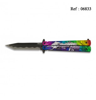 Knife Papillon 9.5 cm Fighter 3D