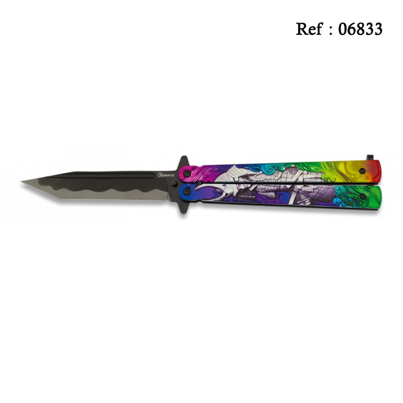 Knife Papillon 9.5 cm Fighter 3D