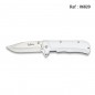 Knife FOS 9.3 cm White lacqued with clip