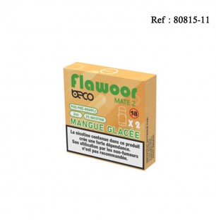 Pod Flawoor Mate Mangue Glacée 10mg/mL pré-rempli 2mL - 2 pcs