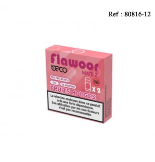 Pod Flawoor Mate Fruits rouges 20mg/mL pré-rempli 2mL - 2 pcs