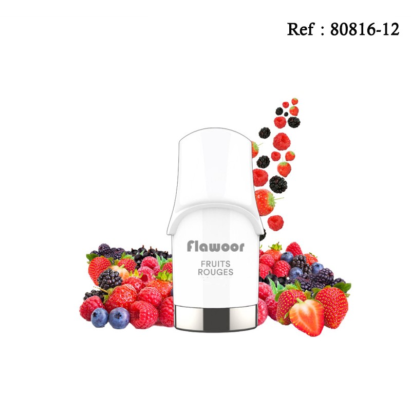 Pod Flawoor Mate Fruits rouges 20mg/mL pré-rempli 2mL - 2 pcs