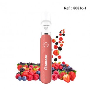 Kit Puff Flawoor Mate 2 rechargeable - Fruits rouges 10mg/mL